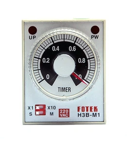 1pc Industrial Timer H3B-M1-220V 1S / 10S / 1M / 10M AC220V Fotek Taiwan H3B-M1 - Picture 1 of 4