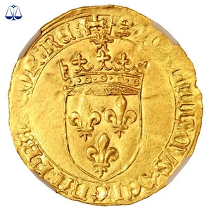 Monnaie France - François I - Ecu d'or au Soleil - NGC MS 62 - Picture 1 of 3