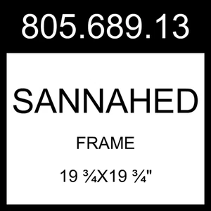 IKEA SANNAHED Frame Oak Effect 19 ¾x19 ¾" 805.689.13 - Picture 1 of 1