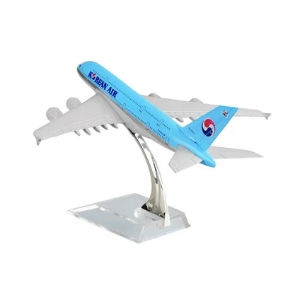 Modello Aereo Diecast 1:400 - Airbus A380 Korean Air 16cm - Da Collezione Gift - Immagine 1 di 4