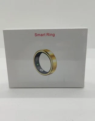 JRing Smart Ring Heart Rate Monitor Blood Oxygen Sleep Tracker Size 11 Black  - Image 1 of 3