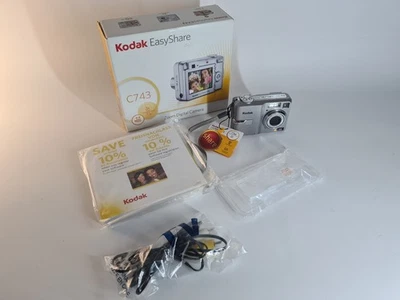 Kodak C743 EasyShare Digitalkamera Silber Digicam 7.1 MP Neuwertig in OVP - Bild 1 von 4