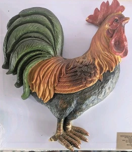 Statuina appendiabiti da parete Gallo 11" - Foto 1 di 2