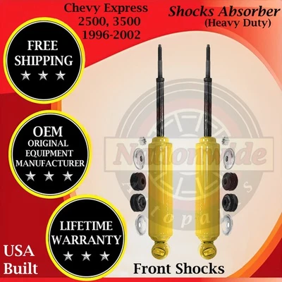 Amortiguadores delanteros Monroe OEM para Chevy Express 2500/3500 1996-2002 trabajo pesado 10 años W. Foto 1 de 4