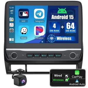 Radio estéreo para automóvil de 10"" Carplay para Toyota Tacoma 2005-2013 GPS navegación 4+64G Wifi - Imagen 1 de 14