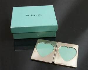 Authentic Tiffany & Co. Vintage heart photo frame Sterling Silver #7645 - Picture 1 of 9