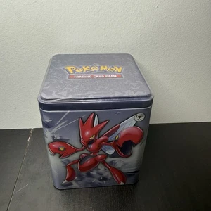 Pokémon TCG Stack ’Em High Metal Type Tin Scizor – Sealed 2024 – Booster Packs - Picture 1 of 6