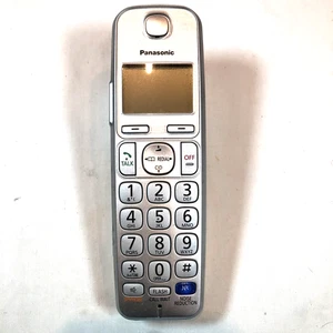 Panasonic KX-TGEA20S Silver White Cordless Expansion Phone - w/Belt Clip - Picture 1 of 5