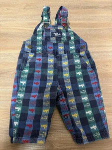 Salopette vintage Oshkosh B Gosh aereo bambino taglia 3/6 mesi gilet rara   - Foto 1 di 9