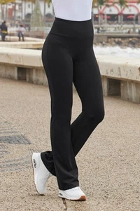 Pantalones de yoga Boston Proper clásicos negros de rendimiento talla S nuevos con etiquetas - Imagen 1 de 5