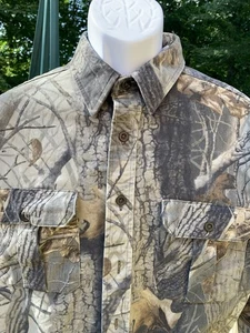Vintage Walls RealTree Hardwoods Camouflage Button Up Hemd Herren Gr. XL 46-48 - Bild 1 von 9