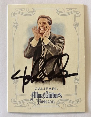 Signed John Calipari 2013 Topps Allen & Ginter’s Card #250 Basketball Coach Auto - Image 1 of 2
