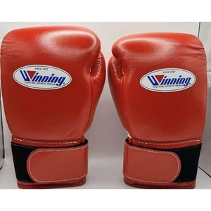 Winning Boxing Gloves MS-200B 8oz Red Professional Tape Type JAPAN - Picture 1 of 10