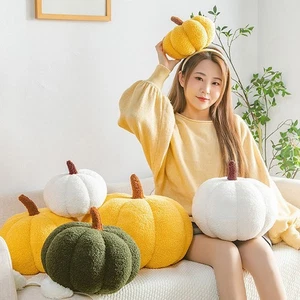Halloween Pumpkin Pillows Fall Decoration Pumpkin Shaped Throw Pillow 13.8 Inch - Picture 1 of 24