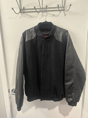 Chaqueta universitaria de cuero vintage Pro Player talla XL Foto 1 de 4