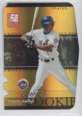 2003 Donruss Elite Status Gold Die-Cut /24 Prentice Redman #196 Rookie RC - Image 1 of 2