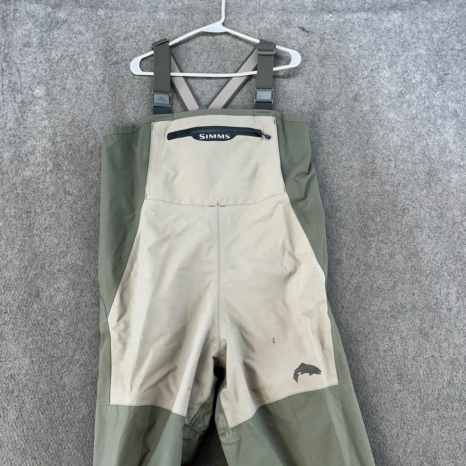 Simms Wadders Womens LF Green Bib Tributary Stockingfoot Fishing Wading Gear - Image 1 of 4