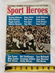 Sport Heroes baseball magazine Spring 1970 Pete Rose Tom Seaver Willie McCovey - Picture 1 of 7