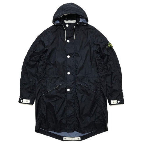 STONE ISLAND Membrana TC Giacca Parka Coda di Pesce Nylon Raro Cappotto Archivio Tg. M