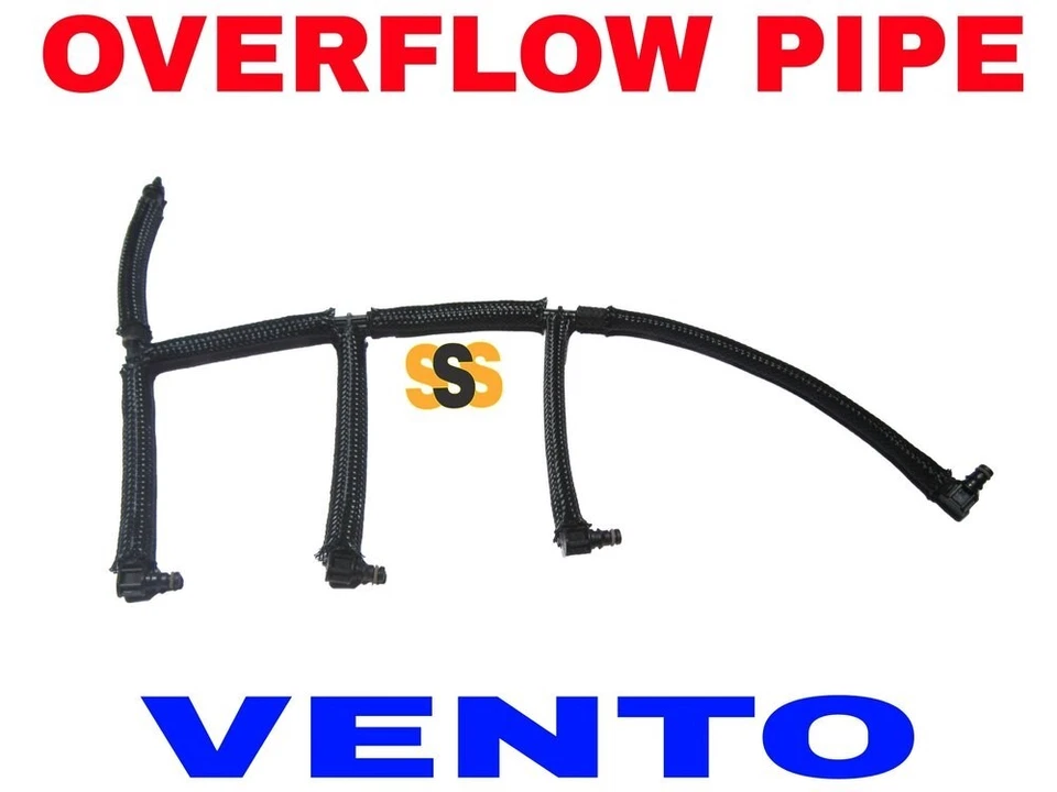 Overflow Pipe Set for Volkswagen Vento Durable, Leak-Resistant Efficient Coolant - Image 1 of 1