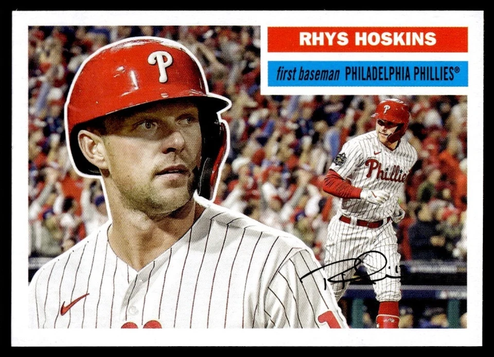 2023 Topps Archives Rhys Hoskins Philadelphia Phillies #20 - Image 1 of 2