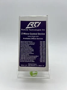 Neu RTI ZWL-XAS-W Nicht-RF Zubehör Schalter für MXS weiß 10-210600-10 - Bild 1 von 6