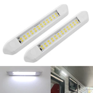 2PCS 12V 10" RV LED Awning Lights Camper Boat Exterior Porch Accent Lighting - Foto 1 di 10