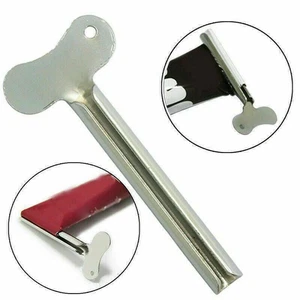 5PCS Stainless Steel Tube Toothpaste Squeezer Easy Key Dispenser Rolling HoldeI7 - Picture 1 of 11
