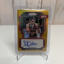2022 Panini Prizm UFC Mackenzie Dern GOLD Prizm Auto 04/10 Mint SG-MKD