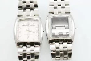 Kenneth Cole Watch Men Silver Stainless Steel Water Re Battery Non-working - Picture 1 of 3