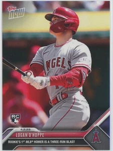 LOGAN O'HOPPE 2023 Topps Now MLB Rookie RC Card #35 - Bild 1 von 3