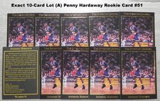 Penny Hardaway 1993 Investor's Journal RC _ 10 CARD LOT _ Card #5 _ Lot (A)