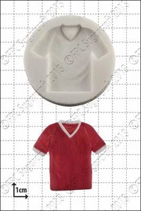 Silicone mould Football shirt | Food Use FPC Sugarcraft FREE UK shipping! - Picture 1 of 1