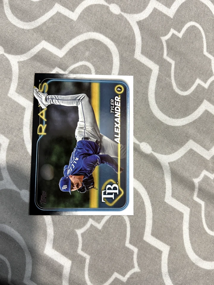 Topps 2024 Baseball Tyler Alexander Tampa Bay Rays Pitcher #US235 - 1 Card - Image 1 of 1