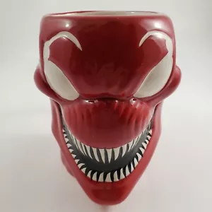 Marvel Carnage Head 16 Oz Ceramic Coffee Cup Mug Red Venom Spider-Man New - Picture 1 of 8
