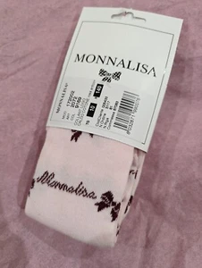 Monnalisa Pink Tights~ Size (140) 10Y ~ New ~ - Picture 1 of 4