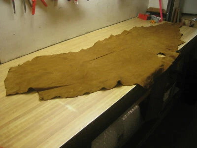 Tobacco Top Grain Buffalo Leather Damaged # 0008174 Row 44 - Image 1 of 4