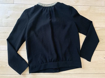 Blusa Top (S) de mujer con cuentas espalda abierta BA&SH COLT Foto 1 de 4