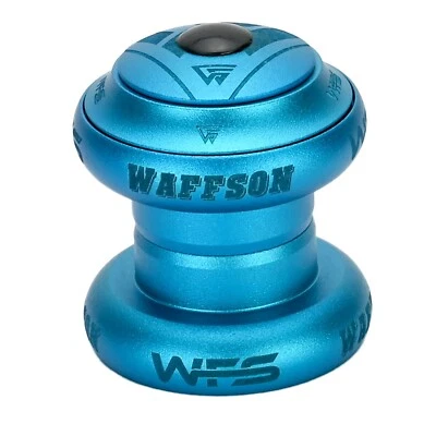 WFS NV.73 1 Inch CNC Alloy Threadless Headset with Top Cap , Blue - Image 1 of 4