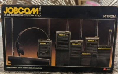 New Open Box! Vintage 1995 Jobcom 2-Way Radio JBX-151-8N-BLU 154.570 MHz - Image 1 of 4