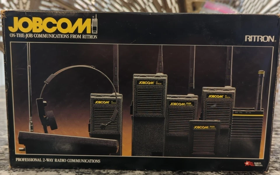 New Open Box! Vintage 1995 Jobcom 2-Way Radio JBX-151-8N-BLU 154.570 MHz - Image 1 of 4