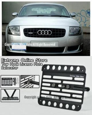 1998-06 For Audi TT Front Bumper License Plate Relocator Bracket Tow Hook MK1 8N - Image 1 of 4
