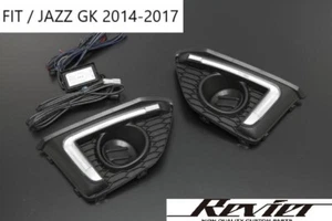 FIT / JAZZ GK3/4/5/6 2014-2017 LED Daytime Running Light Lamp Honda Pair Fog - Picture 1 of 2