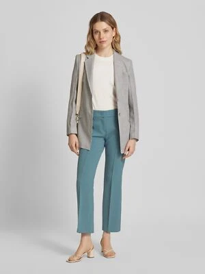 Cambio fabric trousers with pressed pleats model 'FARAH' in mint new/42 RRP €169.90 - Image 1 of 4