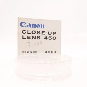 Canon 48mm 450 Close Up Macro Camera Lens Filter - Good Condition OT-6619 - Picture 1 of 3
