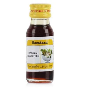 Aceite natural herbal Hamdard Rogan Kharateen (25 ml) - Imagen 1 de 3
