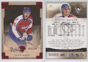 2013-14 Upper Deck Artifacts Ruby /399 Evgeni Malkin #27