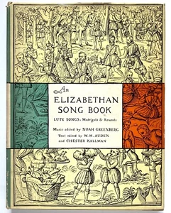 AN ELIZABETHAN SONG BOOK - W.H. Auden Chester Kallman Edward Gorey Doubleday - Picture 1 of 4