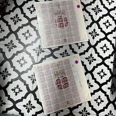 Elvis Presley Stamps USPS RockRoll 1992 (2) Full Sheet of 40(120)29 C 1c For 1c - Image 1 of 4
