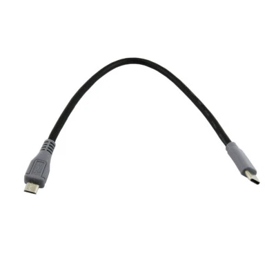 Cable adaptador convertidor enchufe OTG macho a micro USB 5 pines B macho USB 3.1 tipo C - Imagen 1 de 3